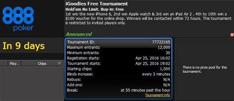 888 igoodies tournament|888 Poker Rewards Store .